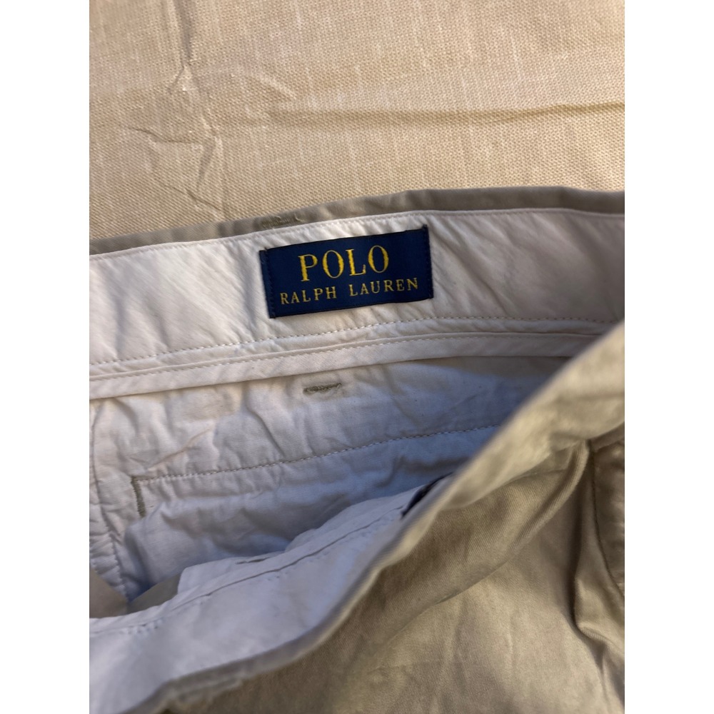 Polo‎ Ralph Lauren Classic Fit Chino Shorts Khaki Tan Mens Size 42 Tall - Picture 4 of 7